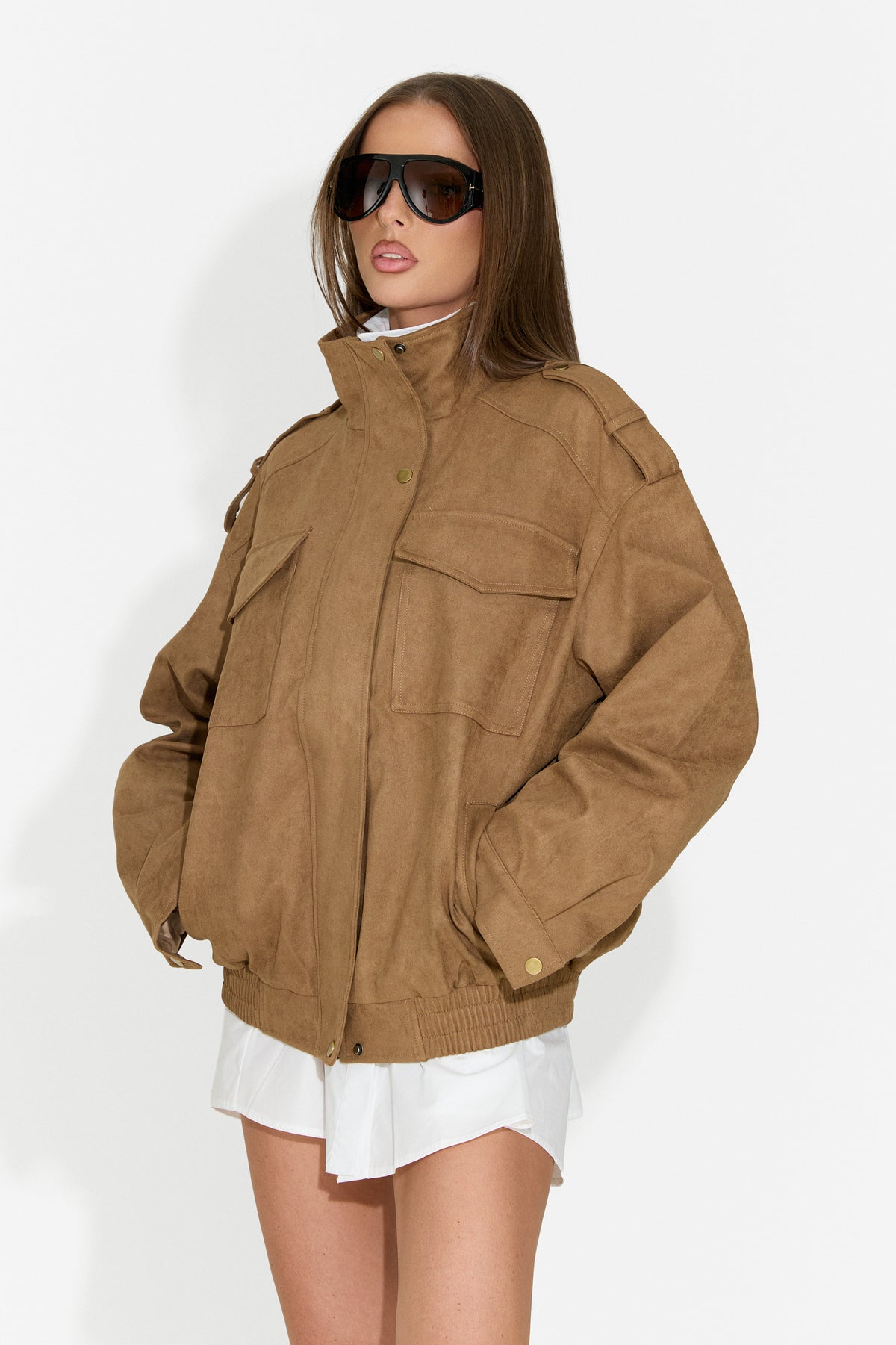 Giacca casual da donna beige Renoya Bogas