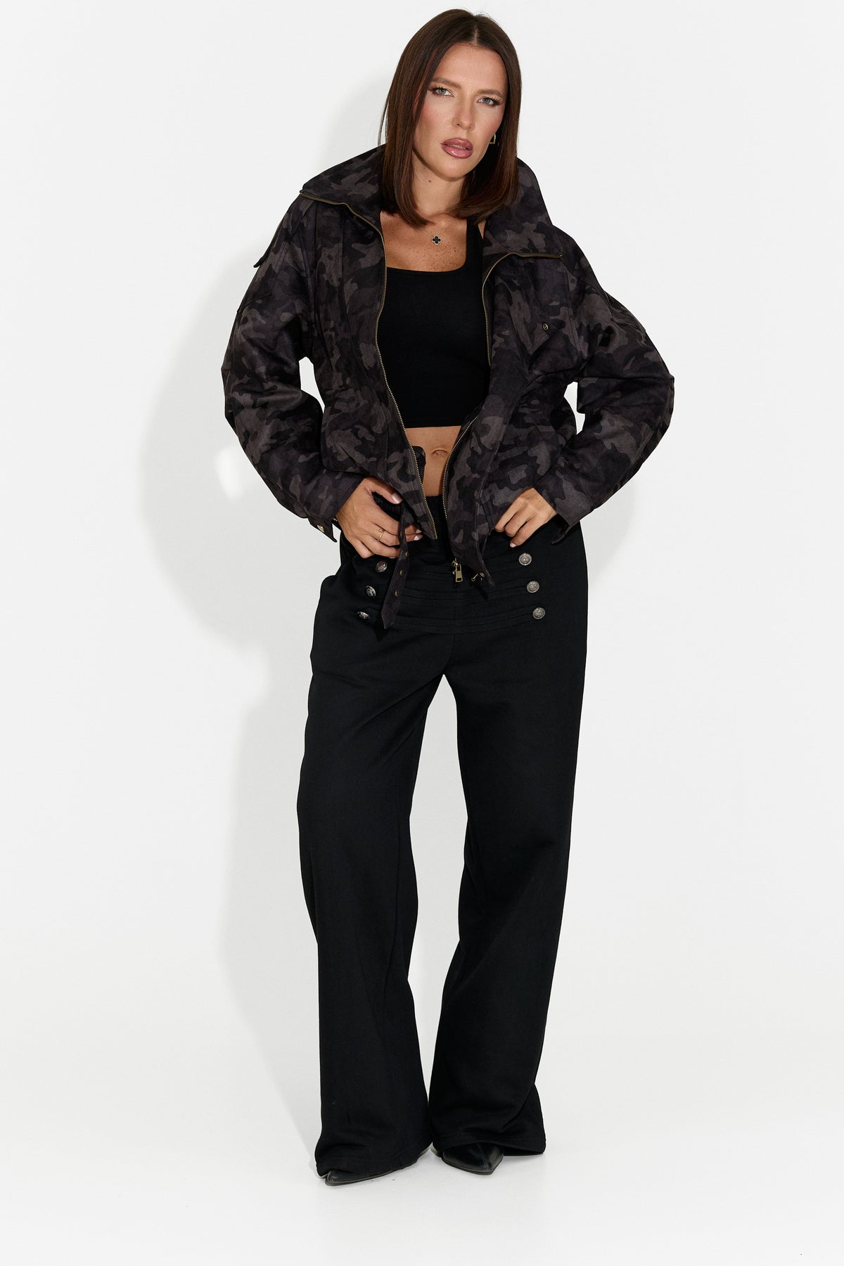Giacca casual da donna grigia Tusieia Bogas