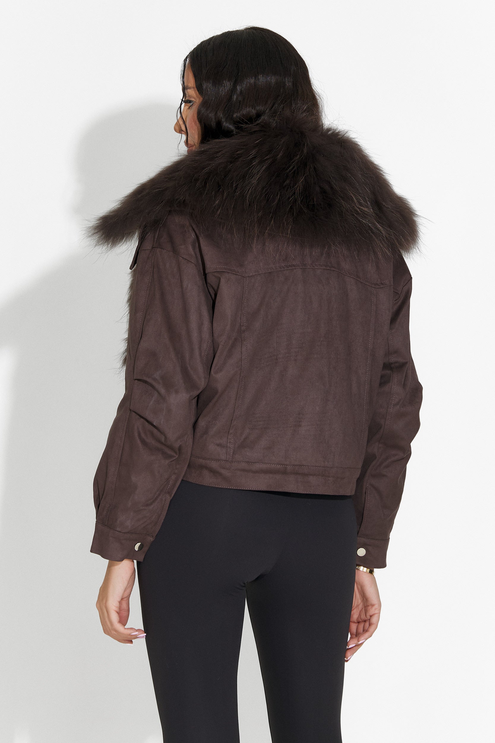 Giacca casual marrone da donna Dresara Bogas