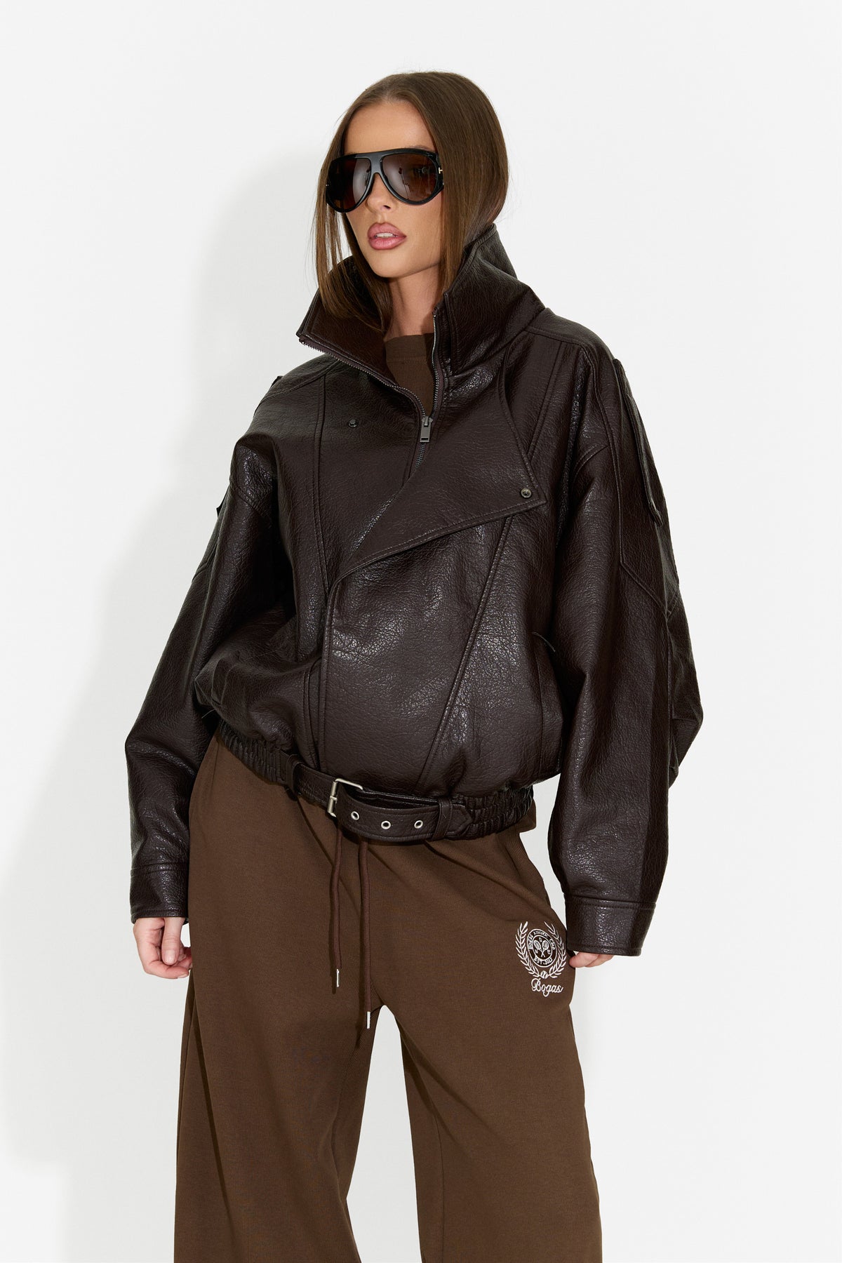 Giacca casual da donna marrone Scatonia Bogas