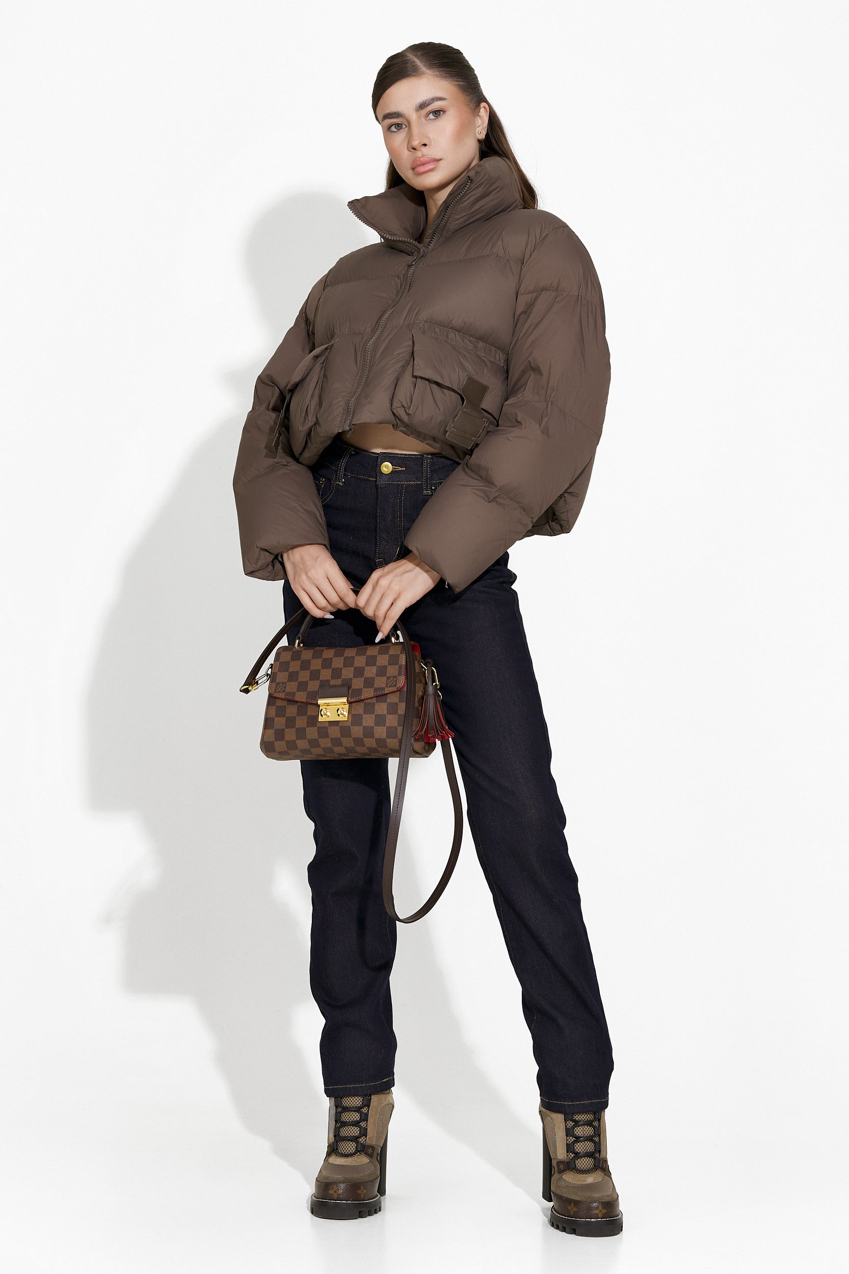 Giacca casual marrone da donna Zeyla Bogas