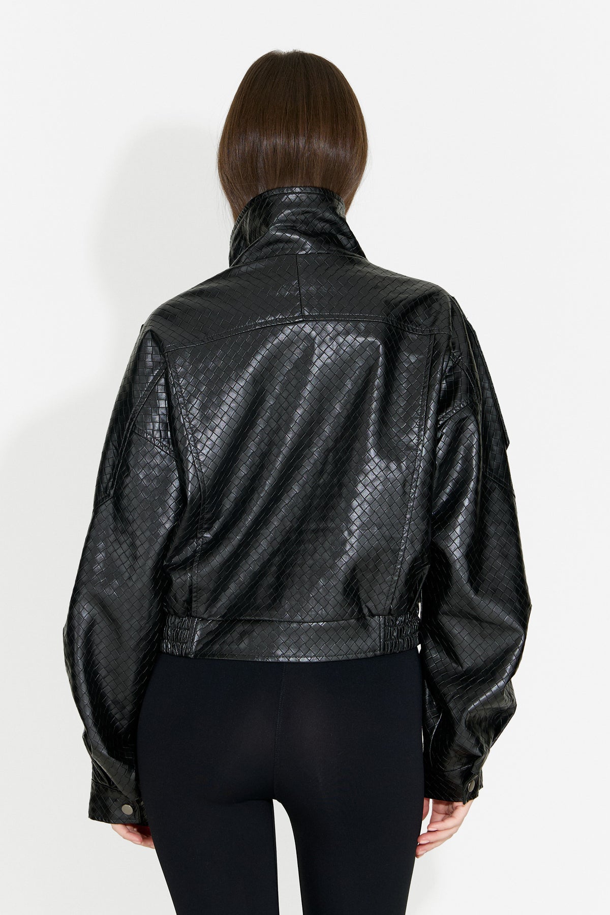 Giacca casual da donna nera Gruroyena Bogas