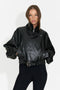 Giacca casual da donna nera Gruroyena Bogas
