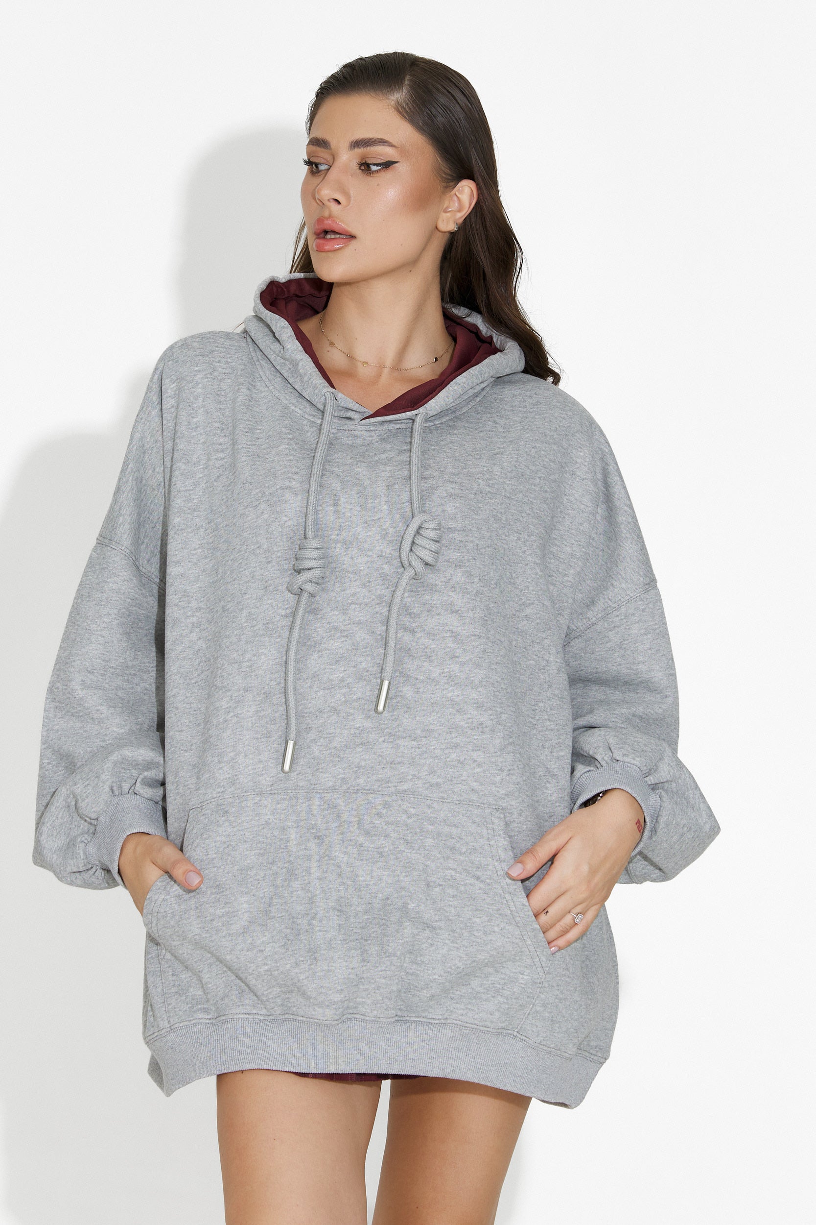 Felpa Casual da Donna Noblesa Bogas Grigio Scuro