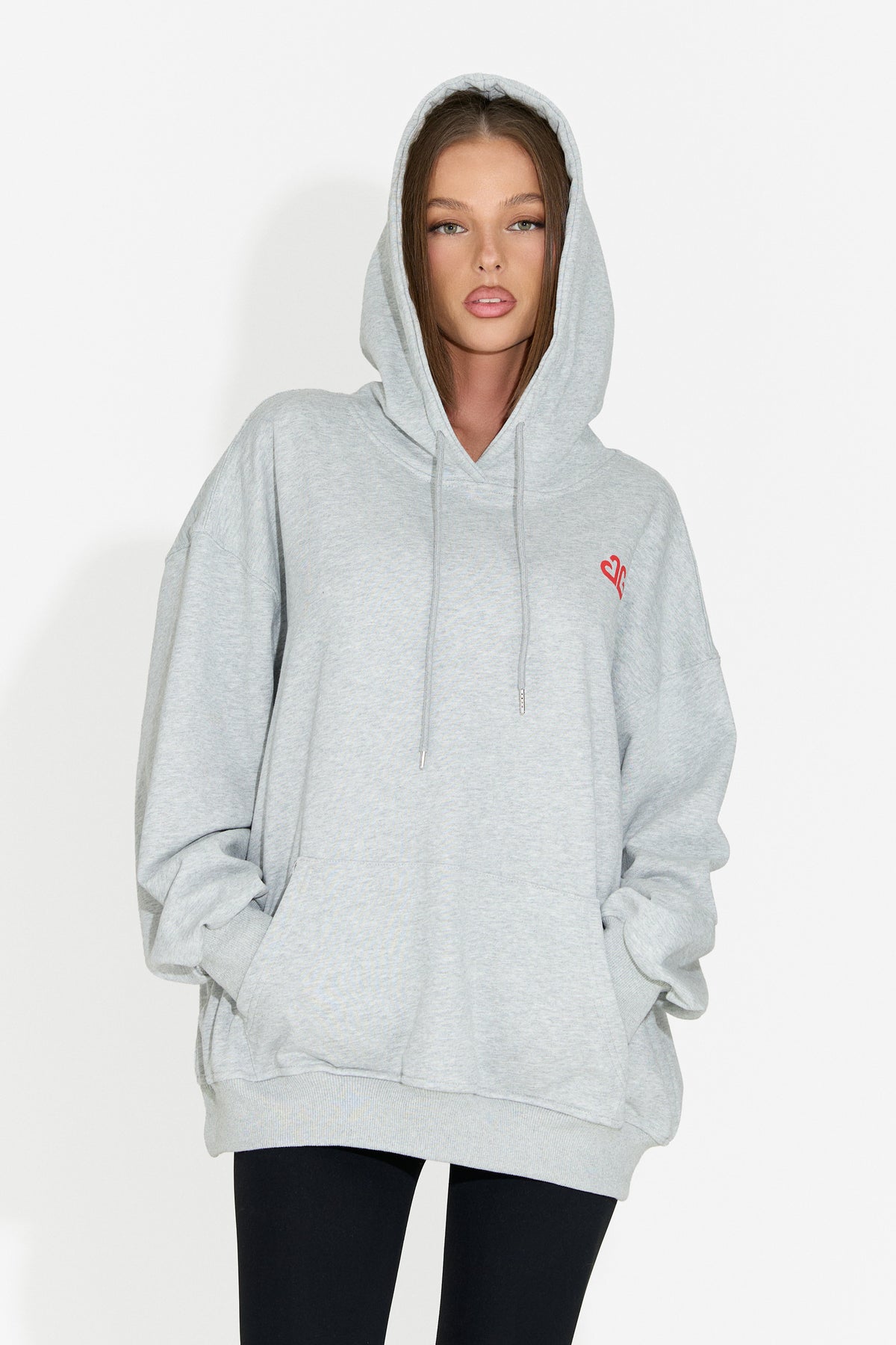 Felpa da donna casual grigia Rates Bogas