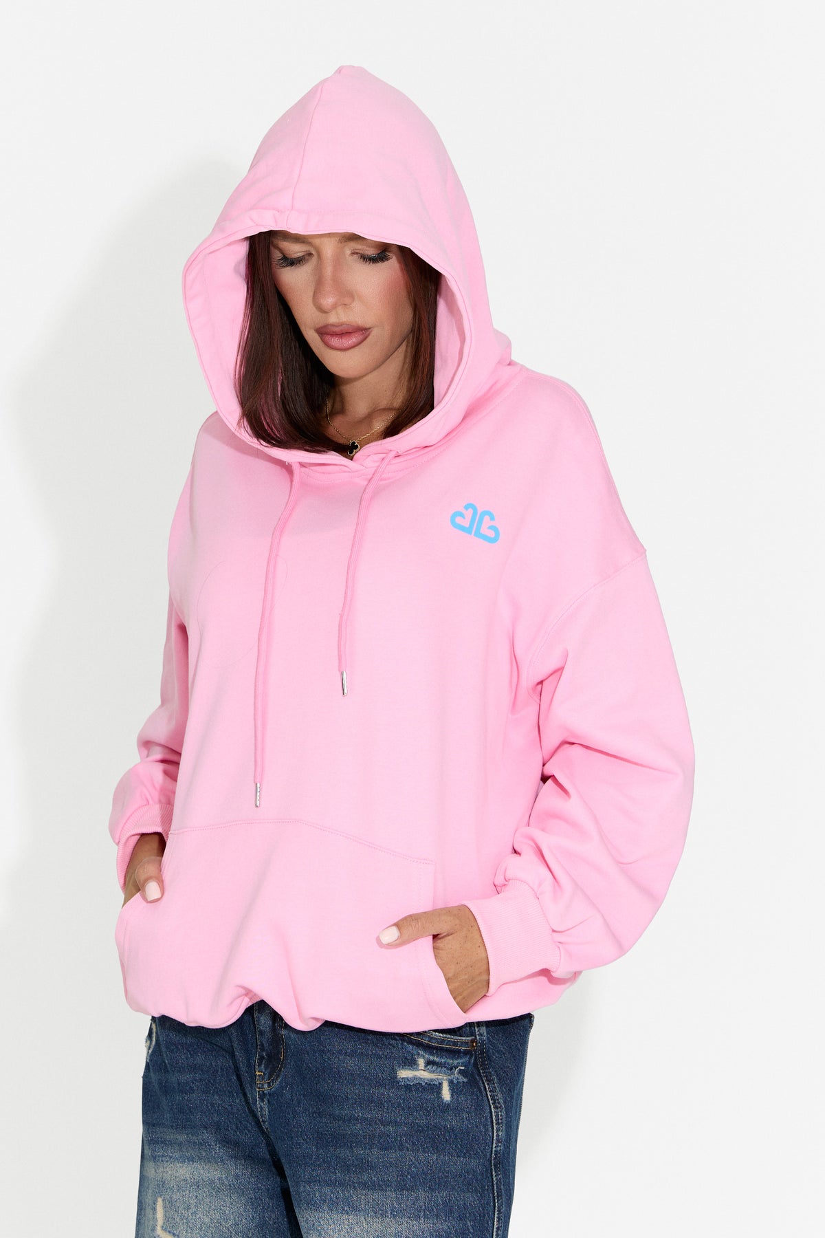 Felpa da donna casual rosa Rates Bogas