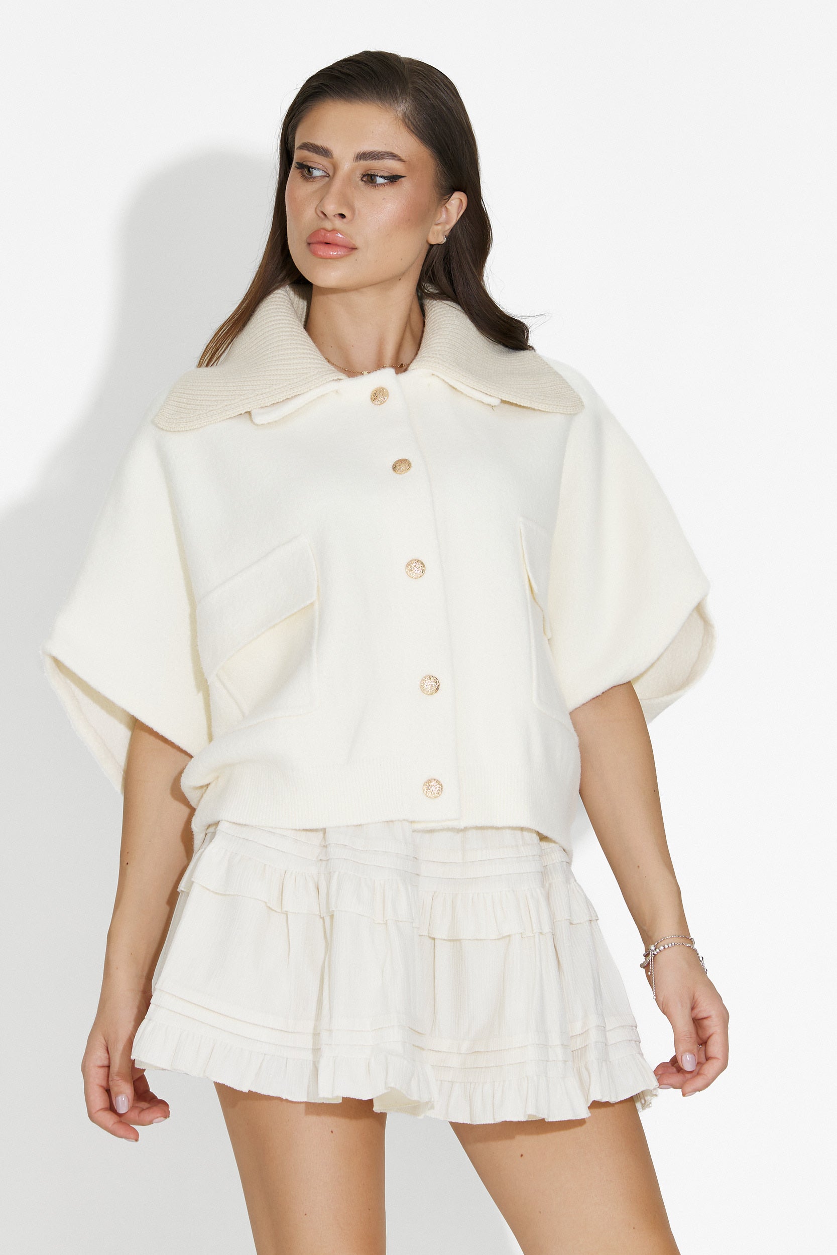 Giacca casual beige da donna Cariolia Bogas