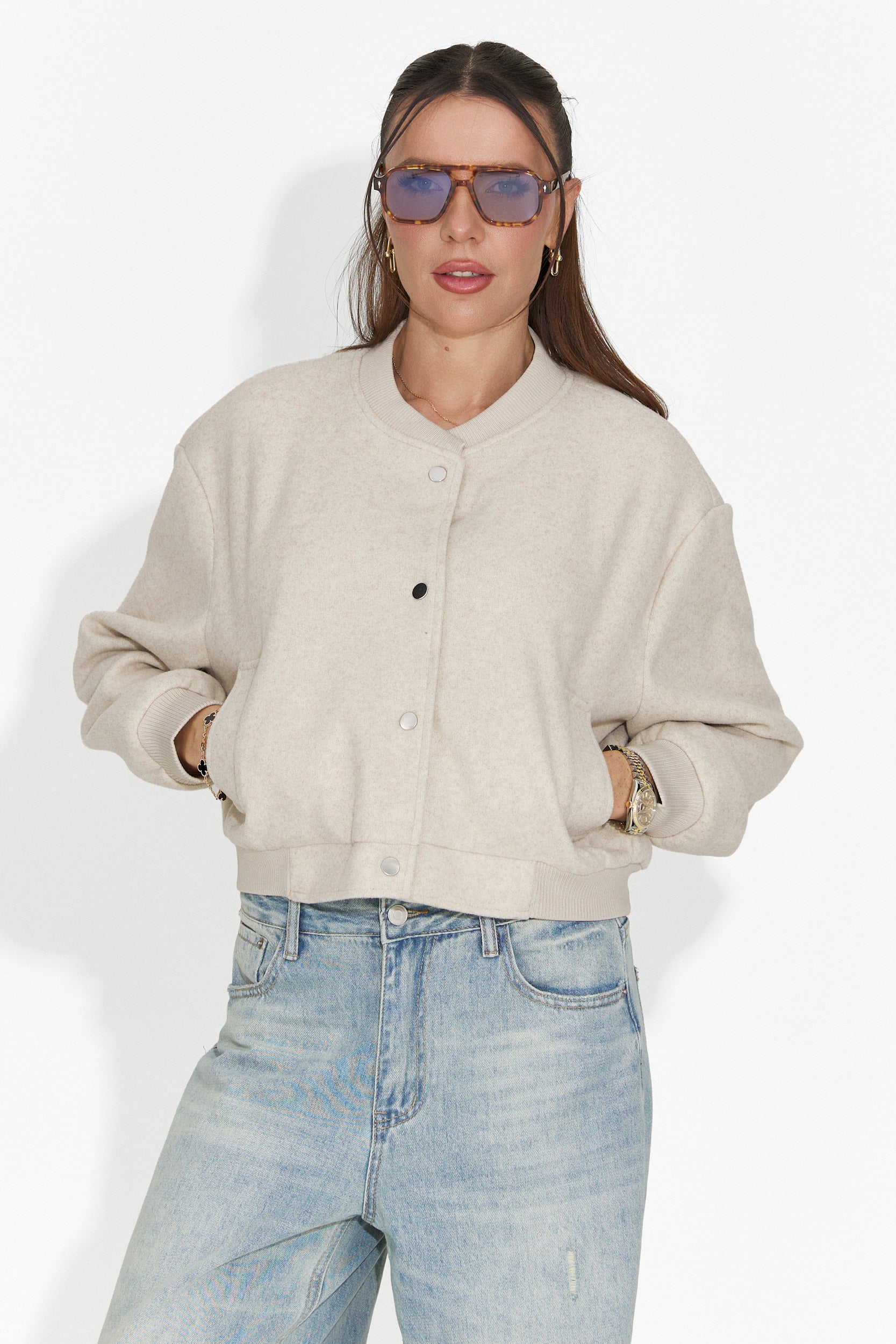 Giacca Casual Beige da Donna di Gineta Bogas