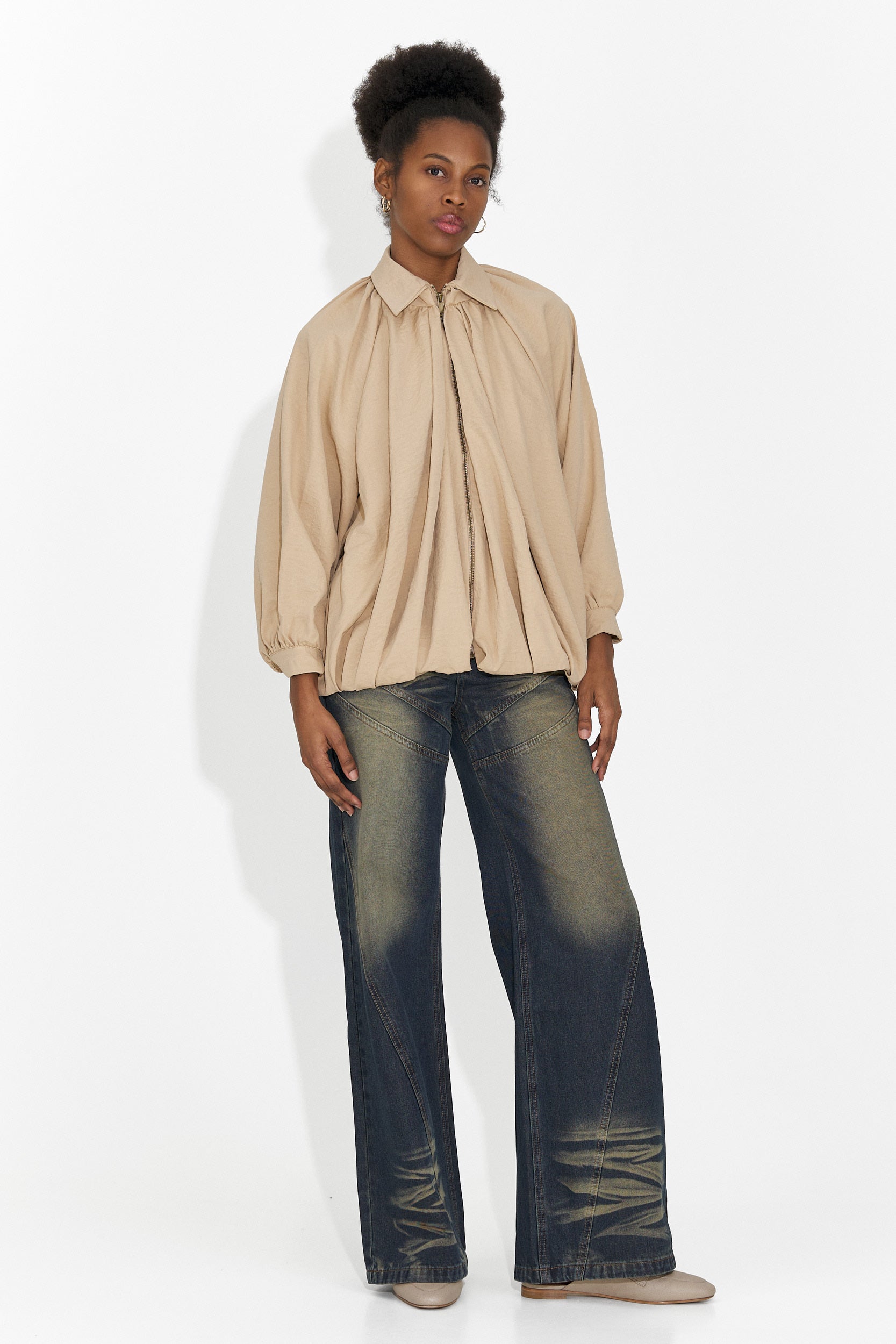 Giacca Casual Beige da Donna di Yasminia Bogas