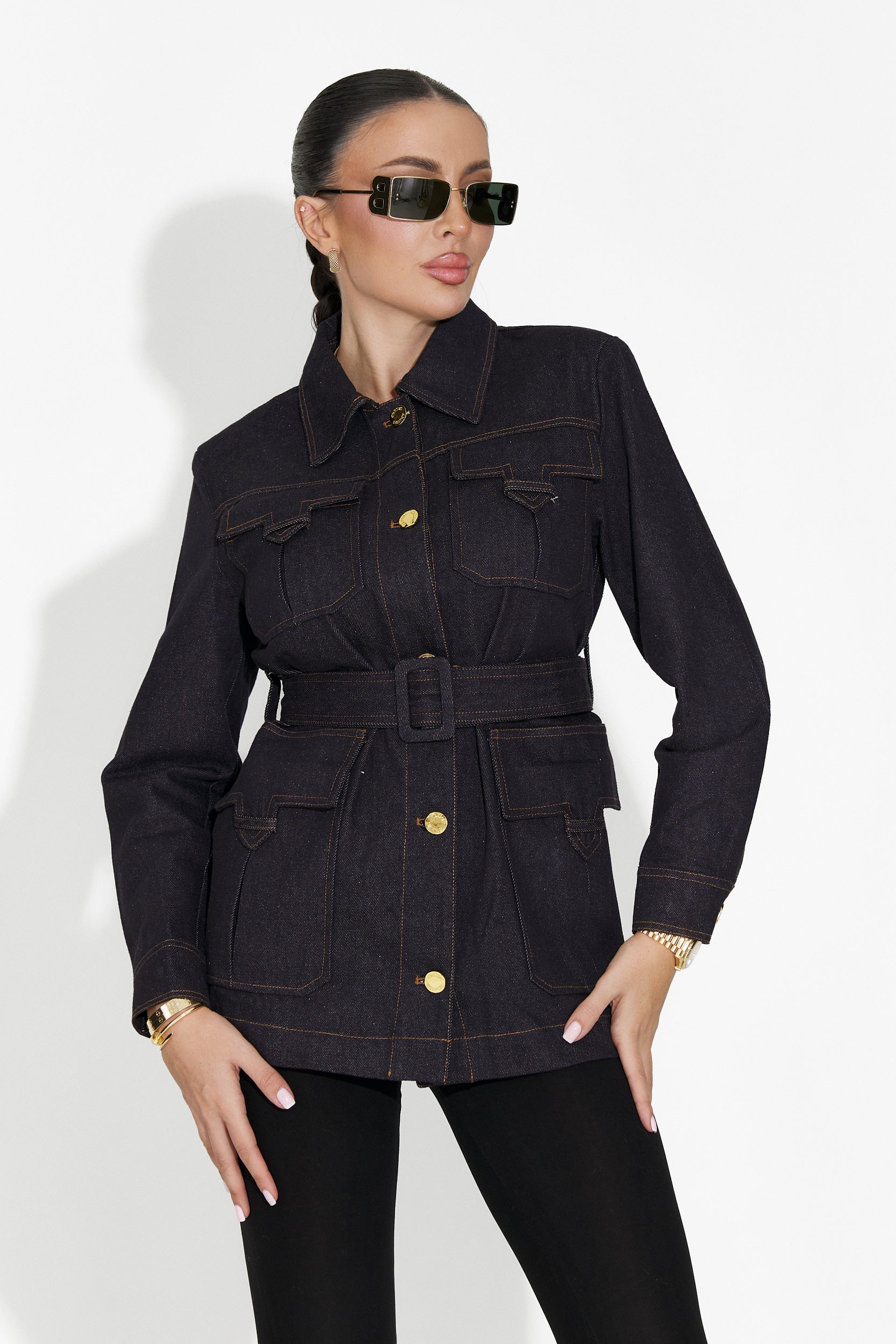 Giacca Casual Blu Navy da Donna di Nimora Bogas