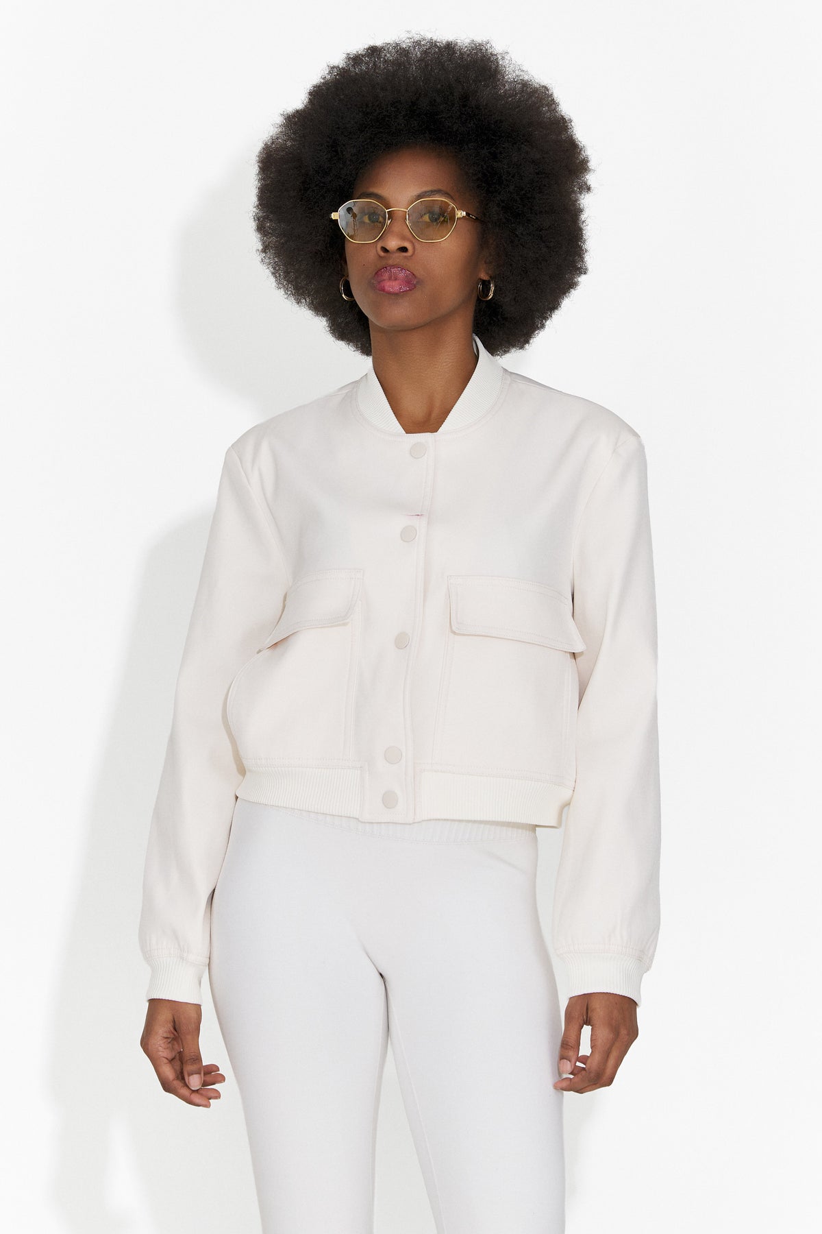 Giacca casual da donna color crema Cataleia Bogas, immagine 1 di 12