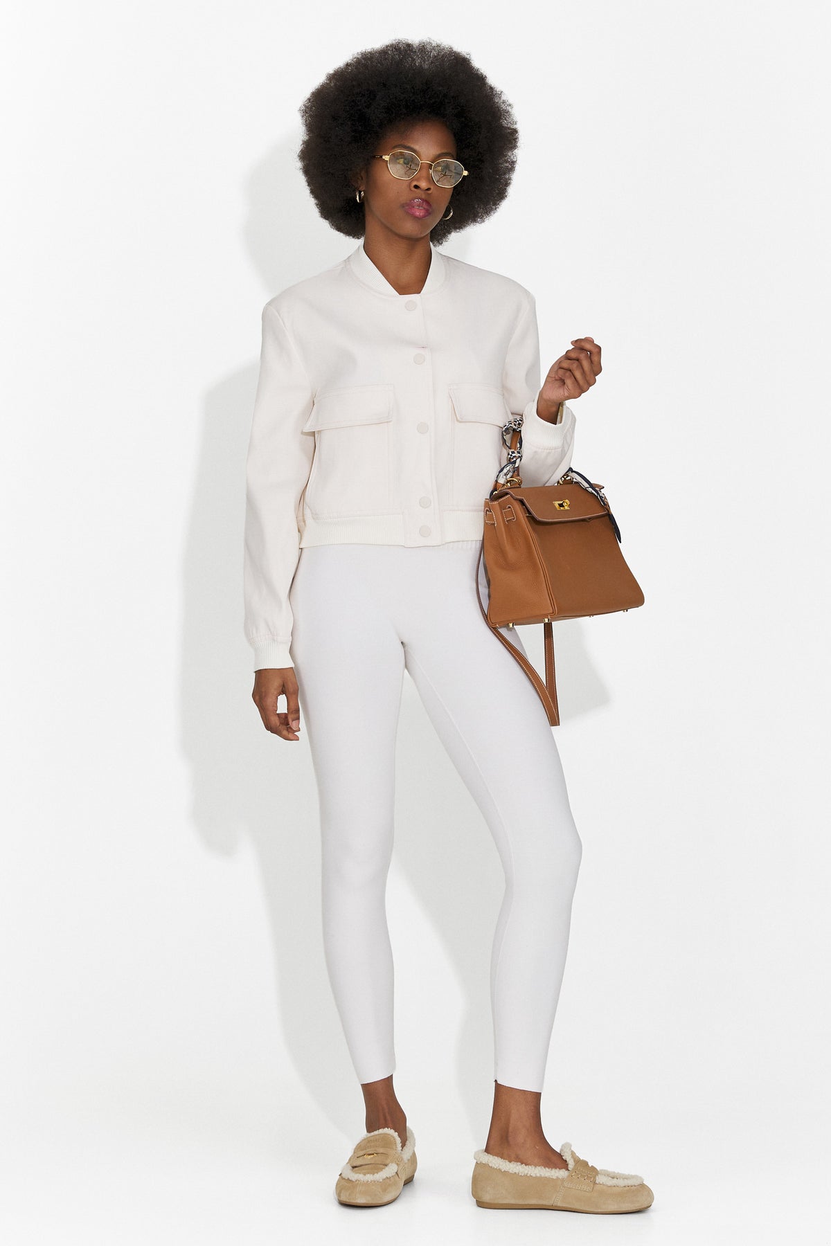 Giacca casual da donna color crema Cataleia Bogas, immagine 5 di 12