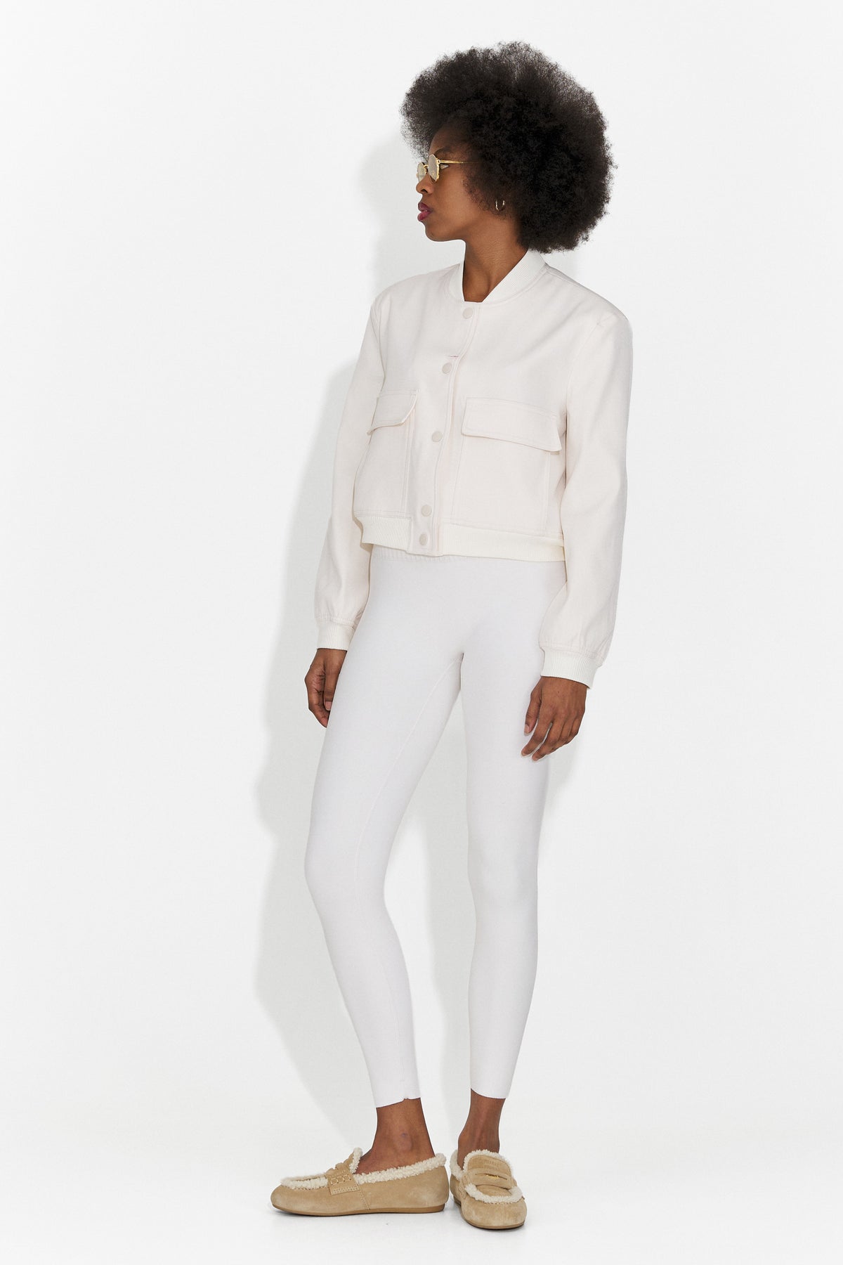 Giacca casual da donna color crema Cataleia Bogas, immagine 9 di 12