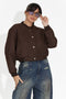 Giacca Casual Marrone da Donna di Gineta Bogas