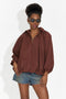 Giacca Casual Marrone da Donna Yasminia Bogas