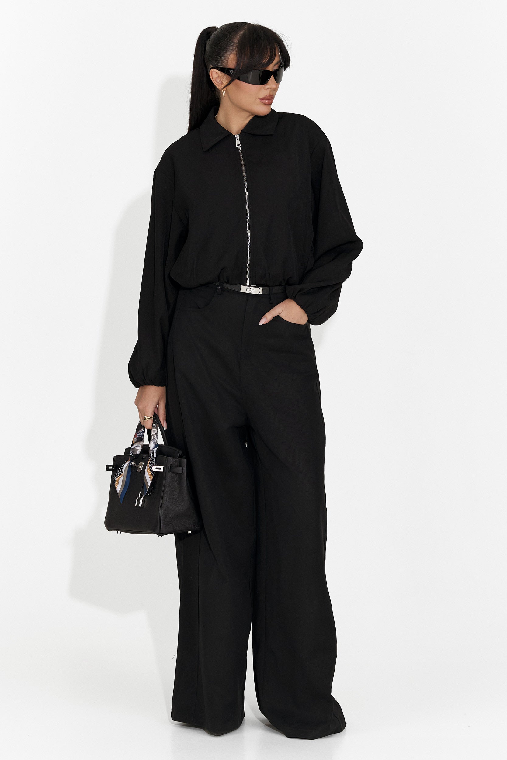 Giacca Casual Nera da Donna di Giona Bogas
