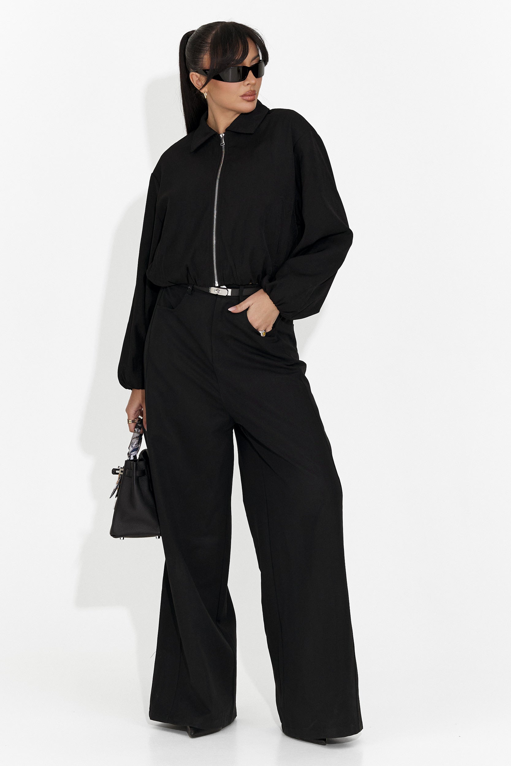 Giacca Casual Nera da Donna di Giona Bogas