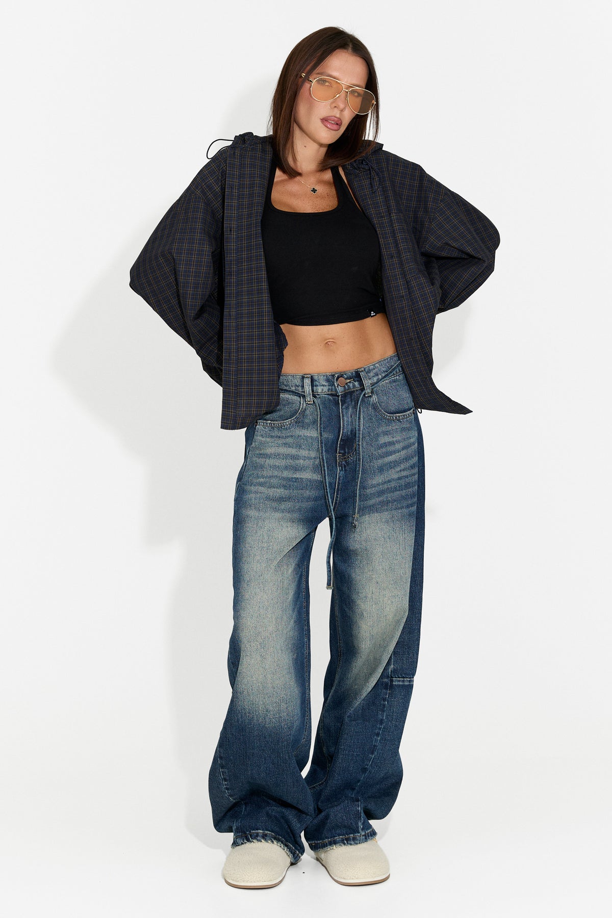 Giacca da donna casual nera Bursanty Bogas