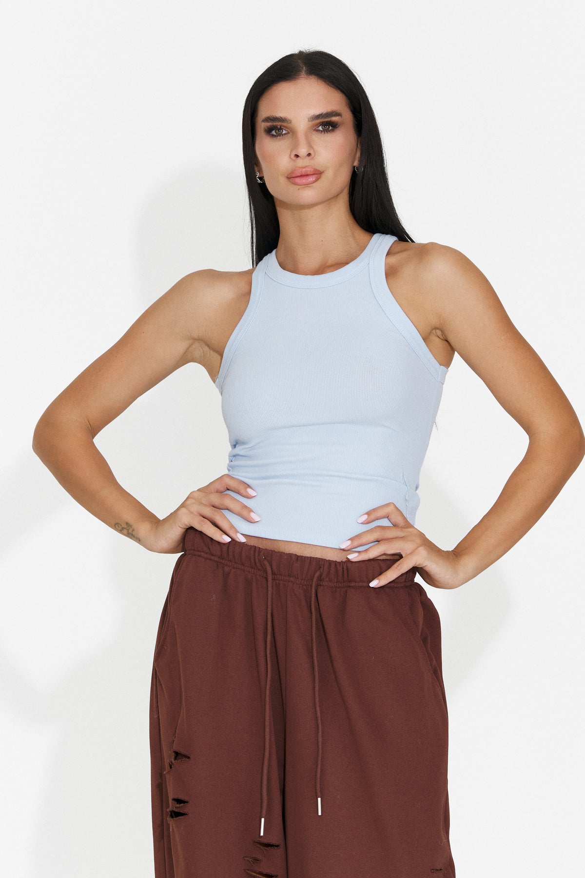 Maiou casual bleu Tryliyova Bogas