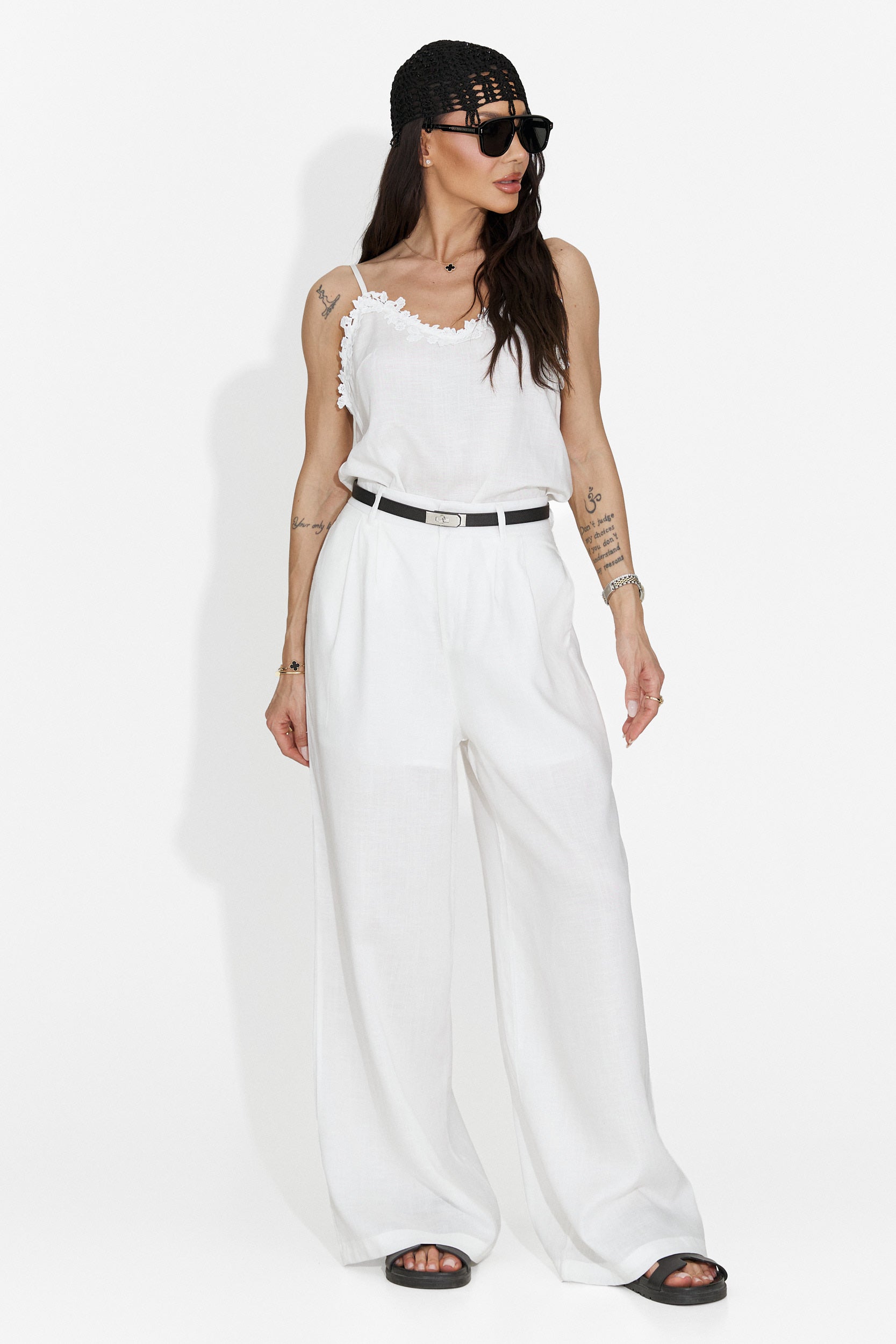 Primrose Bogas Canotta Casual Bianca da Donna