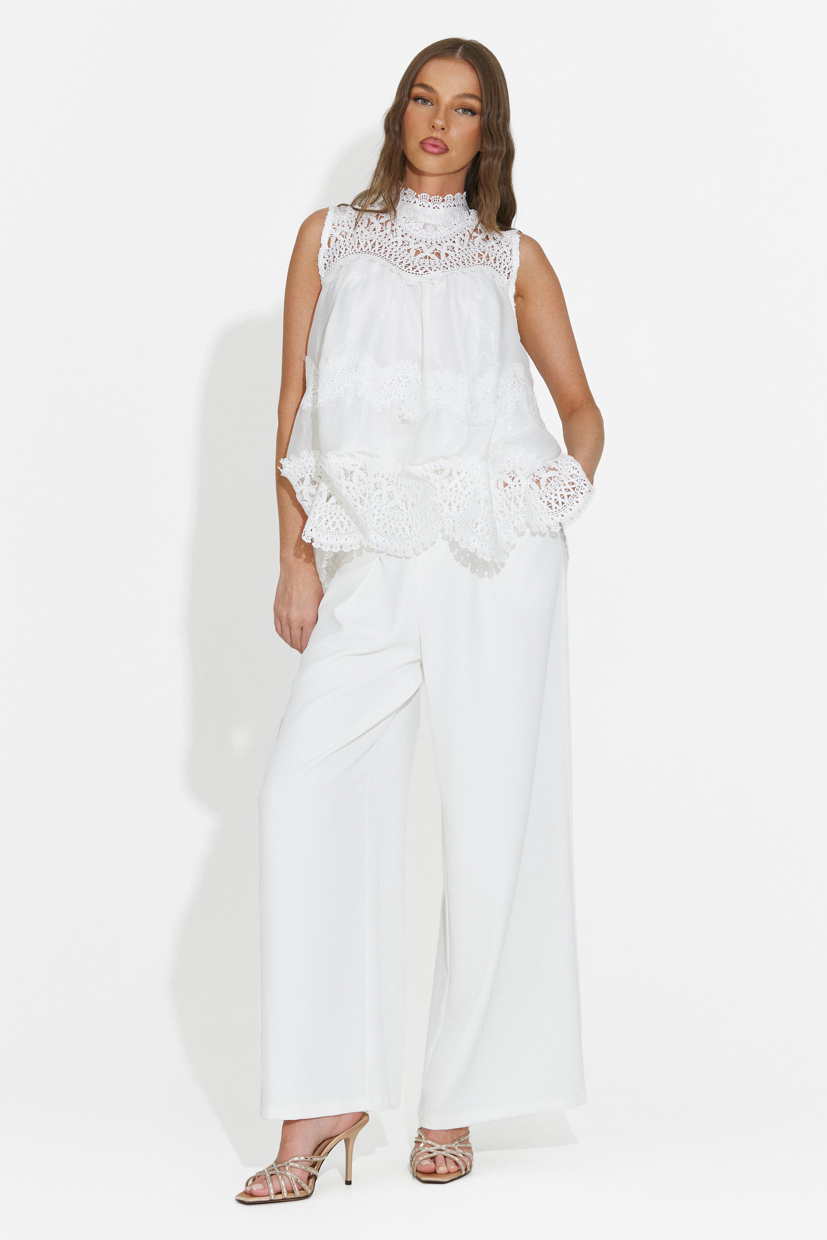 Canotta donna casual bianca Vysra Bogas