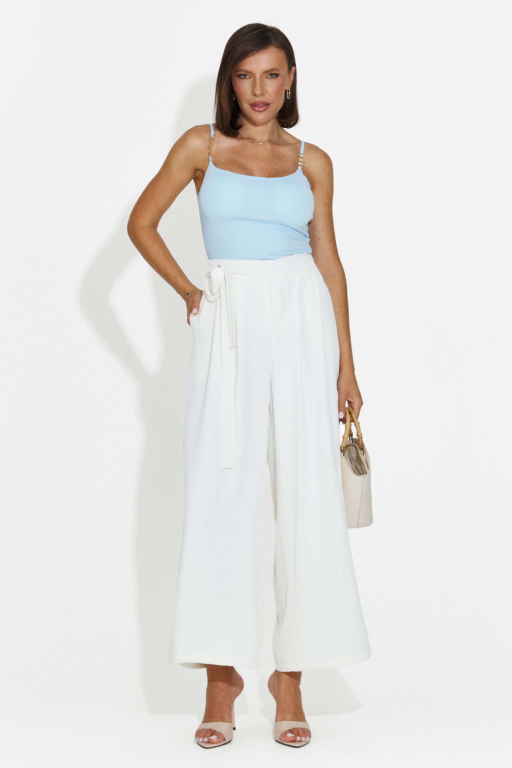 Canotta donna casual azzurra Palmea Bogas
