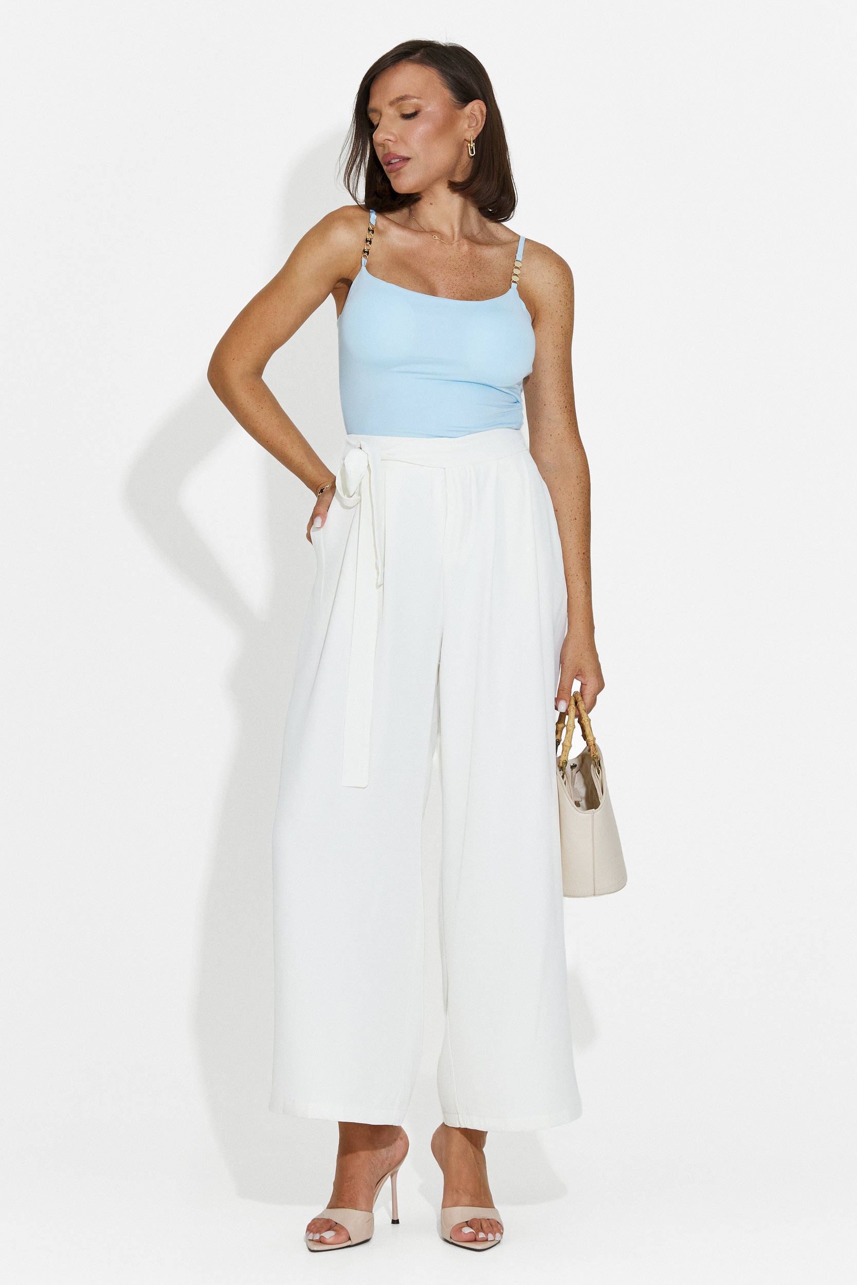 Canotta donna casual azzurra Palmea Bogas