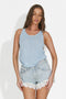 Casual Top a Canotta Blu da Donna Viris Bogas