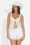 Canotta donna casual gialla Beronsa Bogas