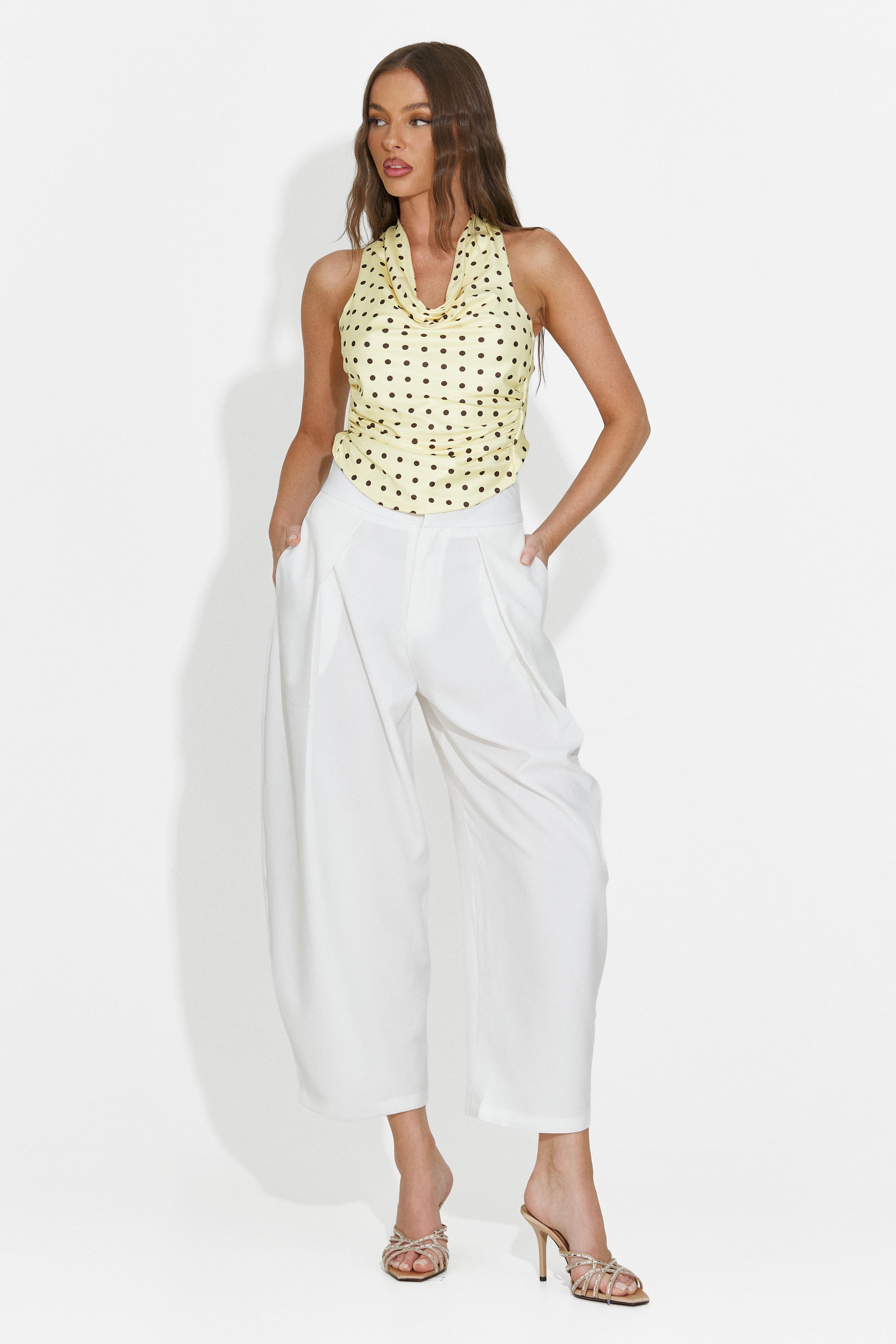 Canotta donna casual gialla Bustina Bogas