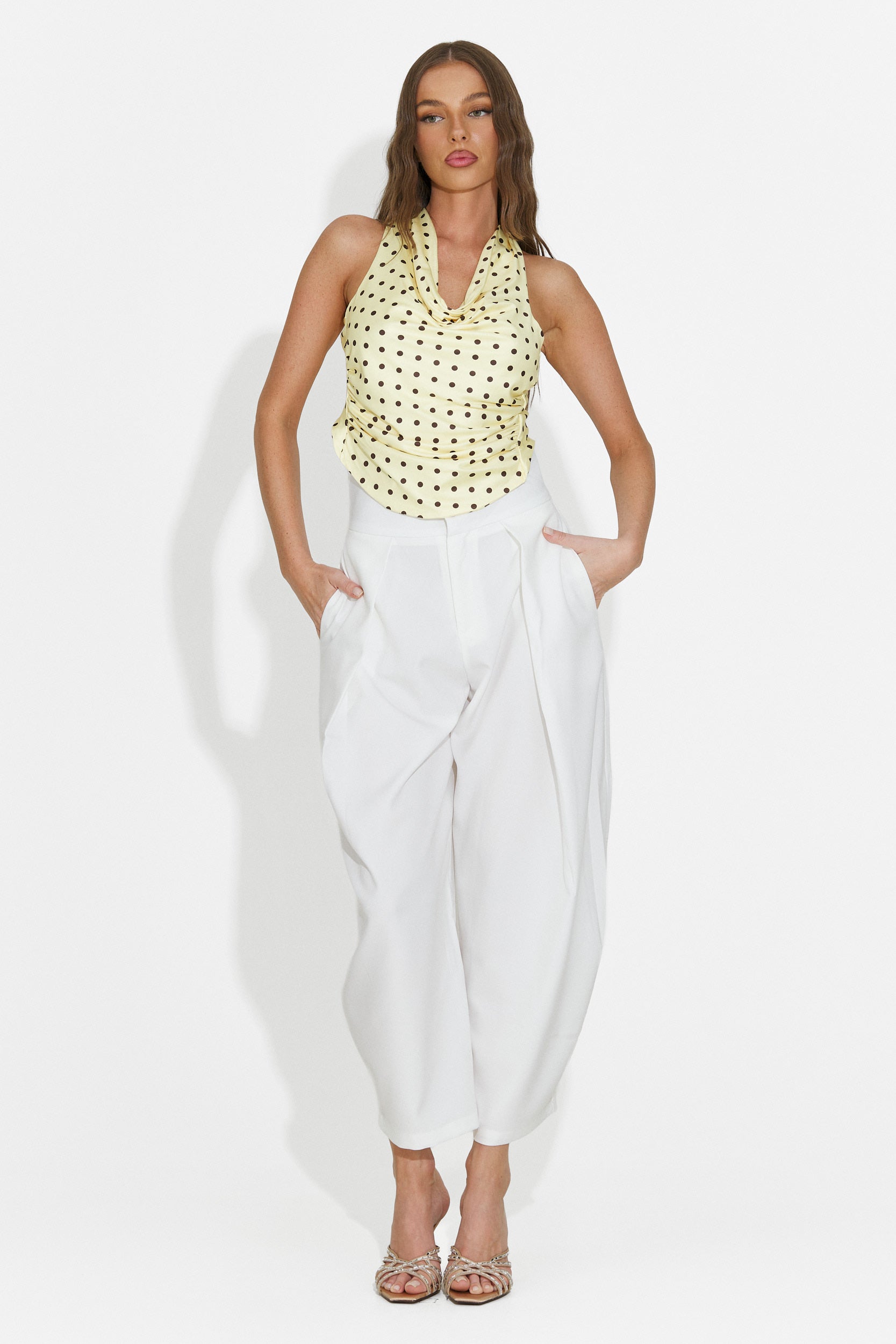 Canotta donna casual gialla Bustina Bogas