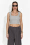 Veliria Bogas Canotta Casual Grigia da Donna