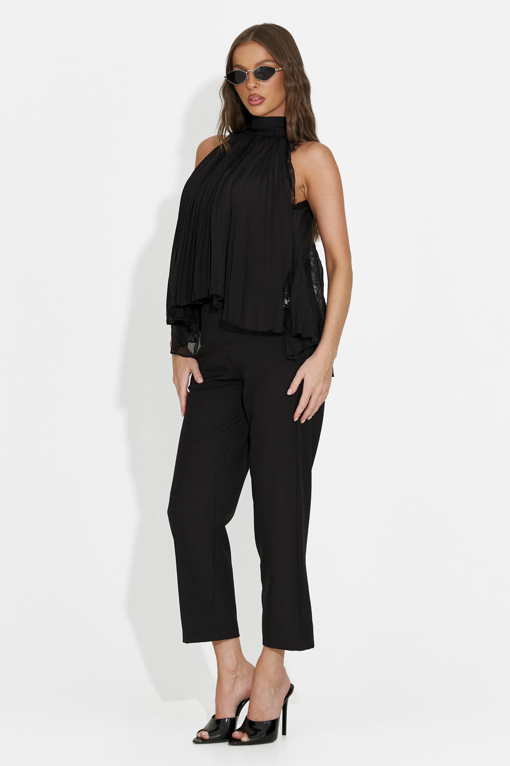 Canotta casual da donna nero Eirena Bogas