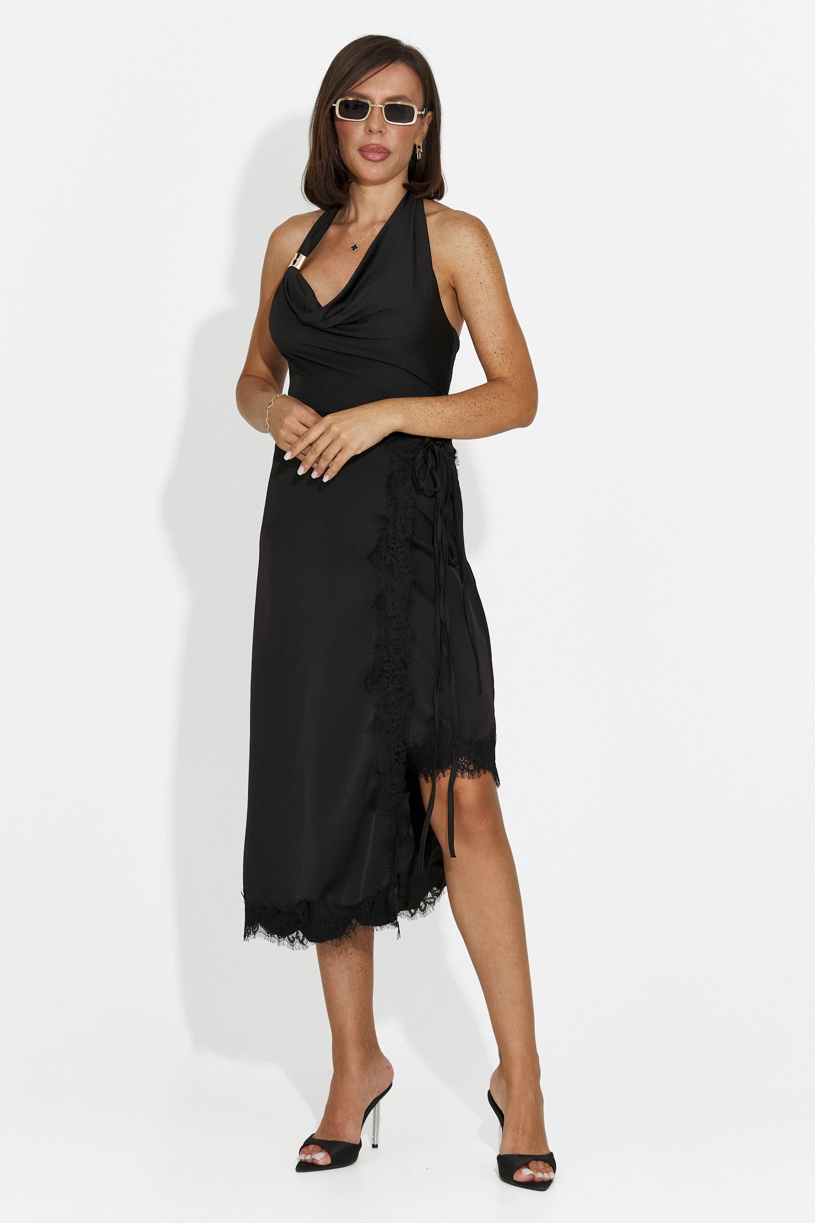 Canotta donna casual nera Miami Bogas