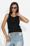 Canotta donna casual nera Viris Bogas