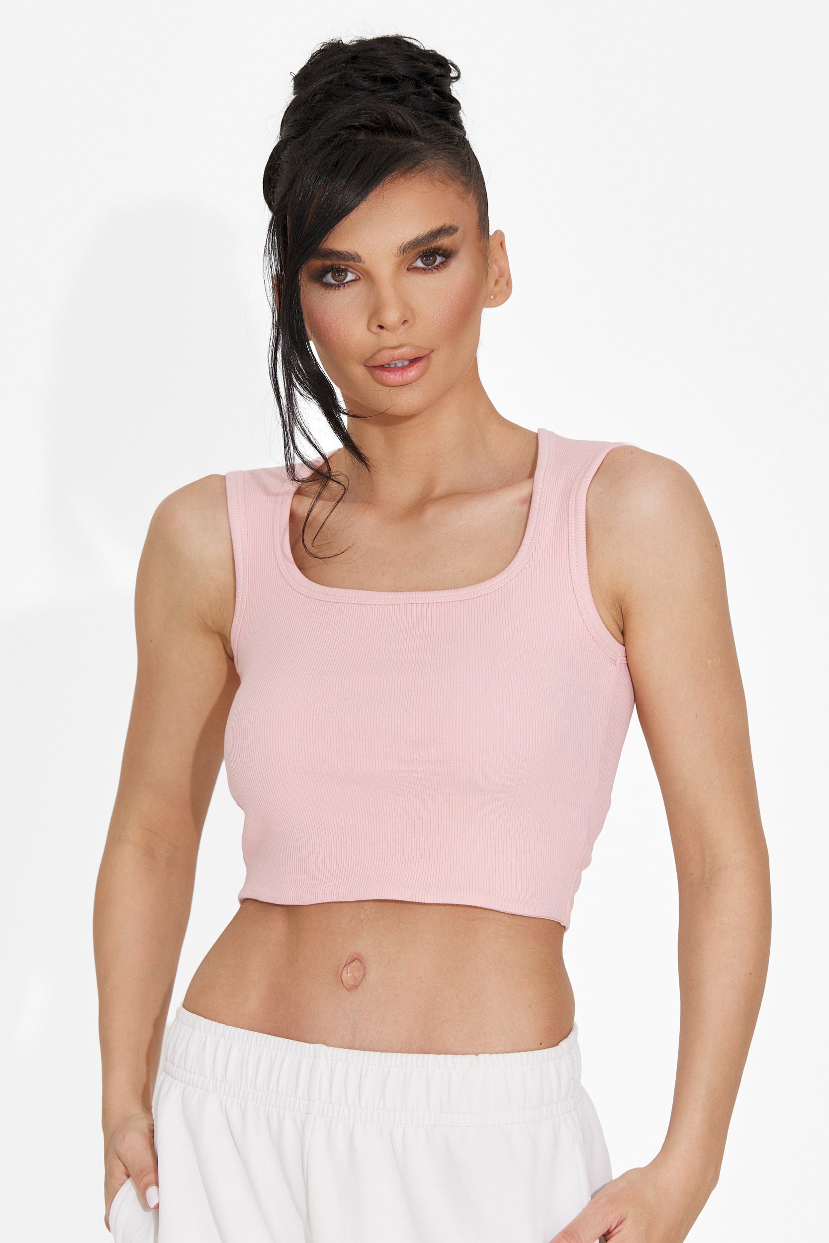 Veliria Bogas Canotta Casual Rosa da Donna