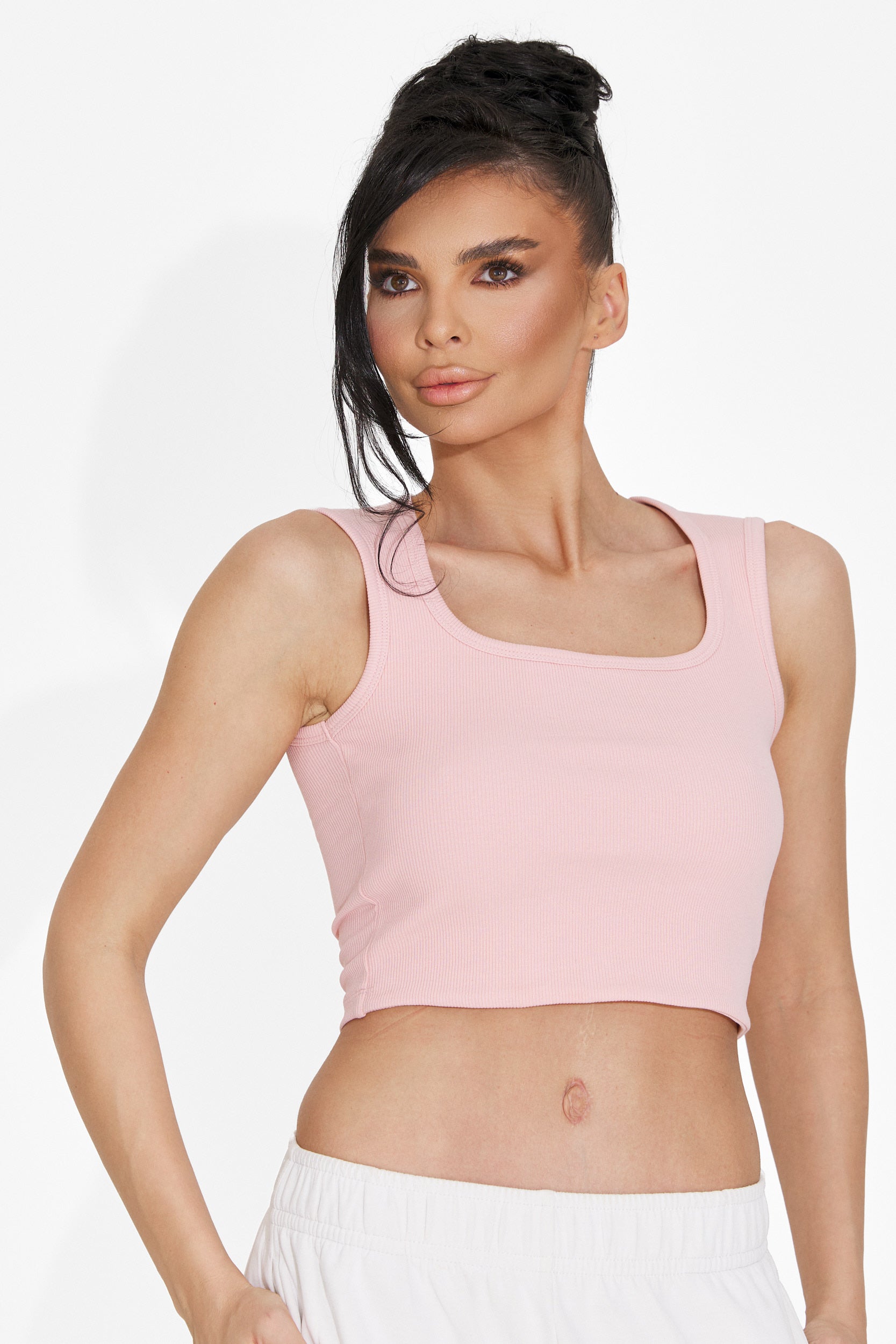 Veliria Bogas Canotta Casual Rosa da Donna