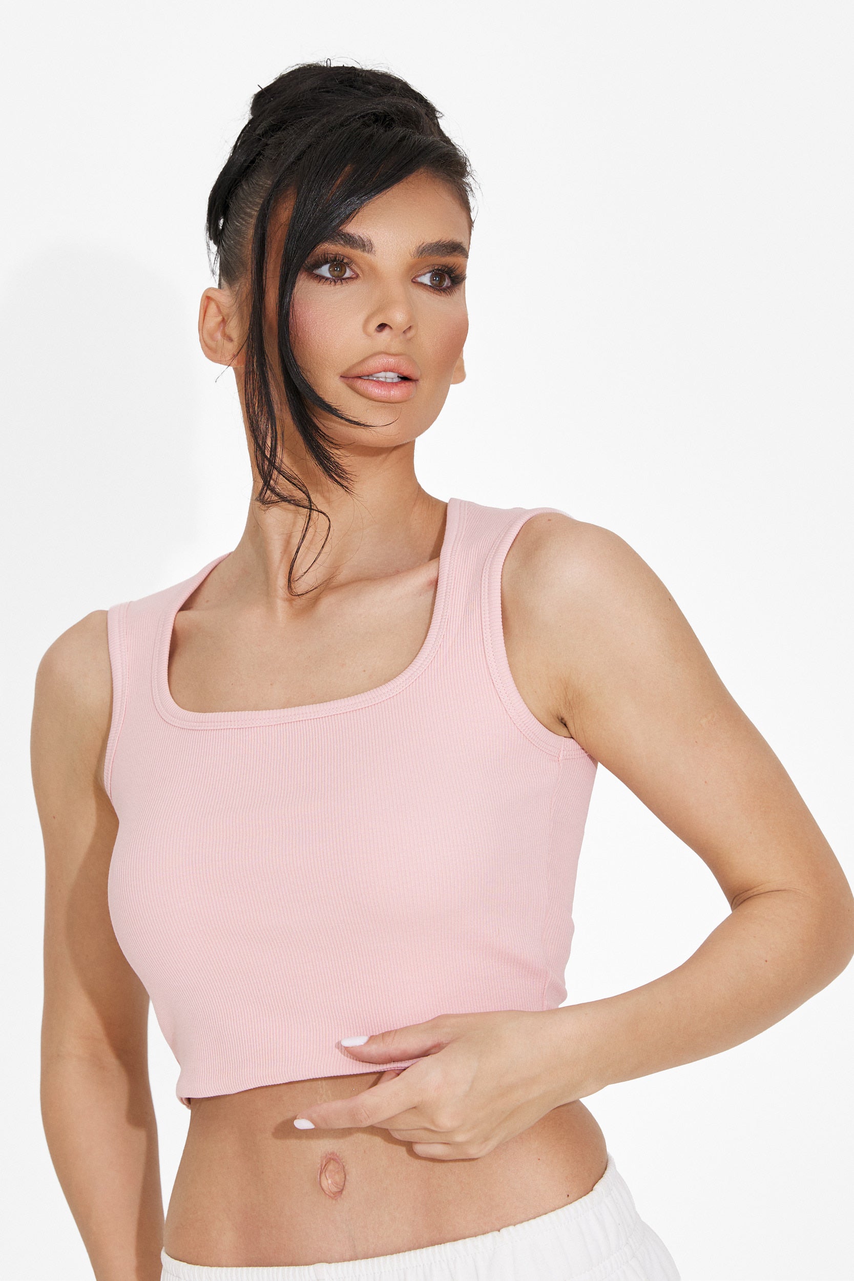 Veliria Bogas Canotta Casual Rosa da Donna