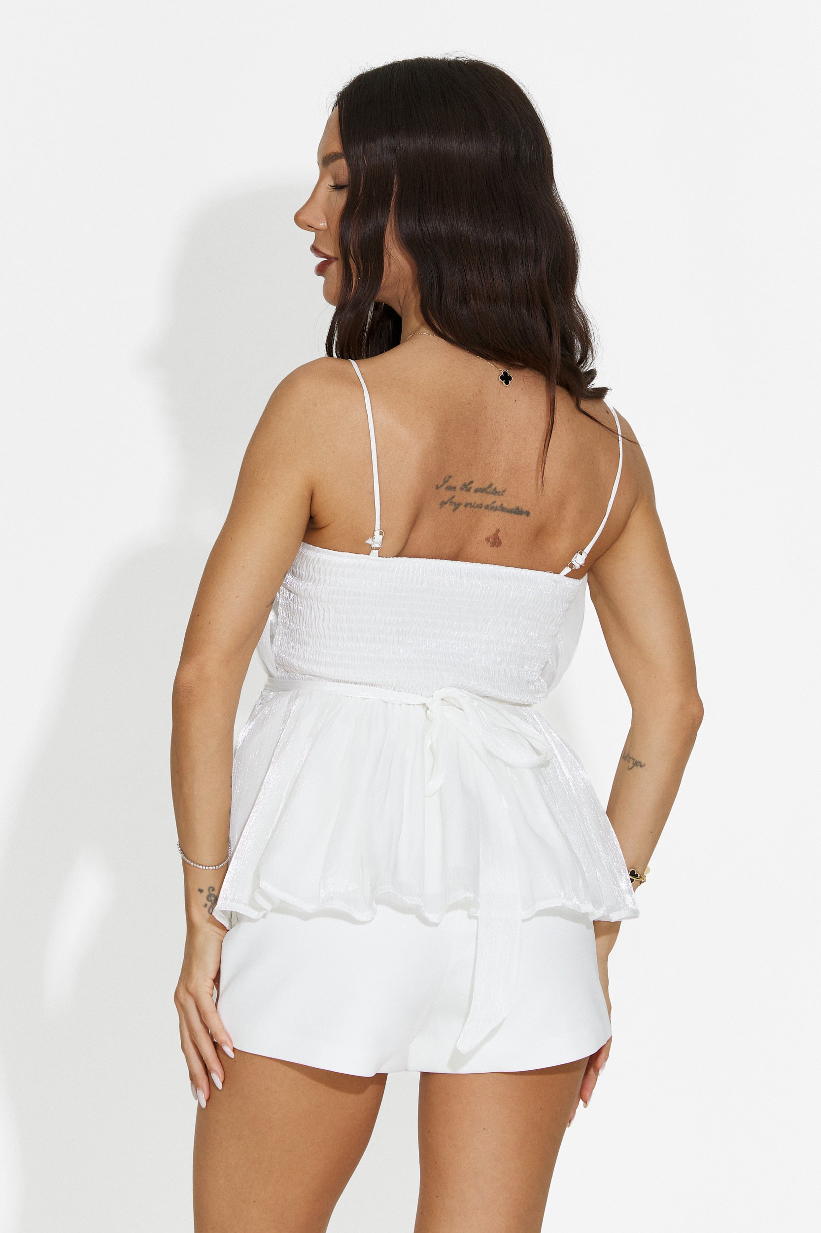 Canotta donna elegante bianco Jasper Bogas