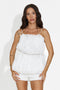 Elegante Body in Jasper Bianco Bogas per Donne