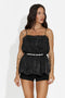 Elegante Body Bogas in Giada Nera per Donne