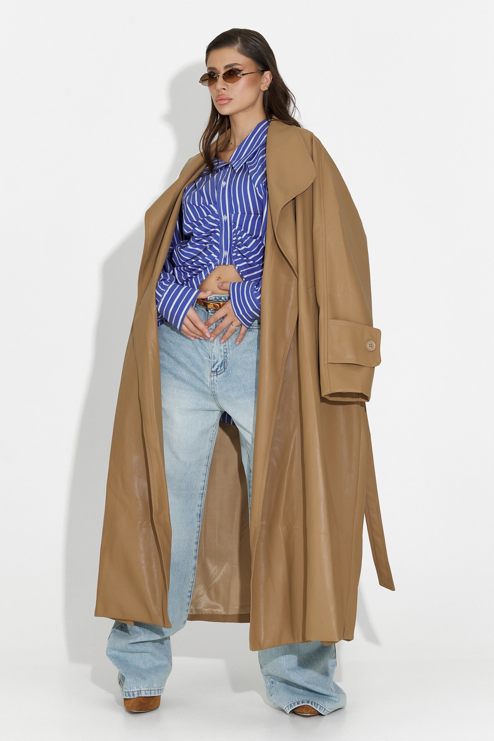 Elegante cappotto da donna beige Jasoria Bogas