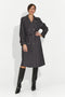 Elegante Cappotto da Donna Grigio Nuvia Bogas