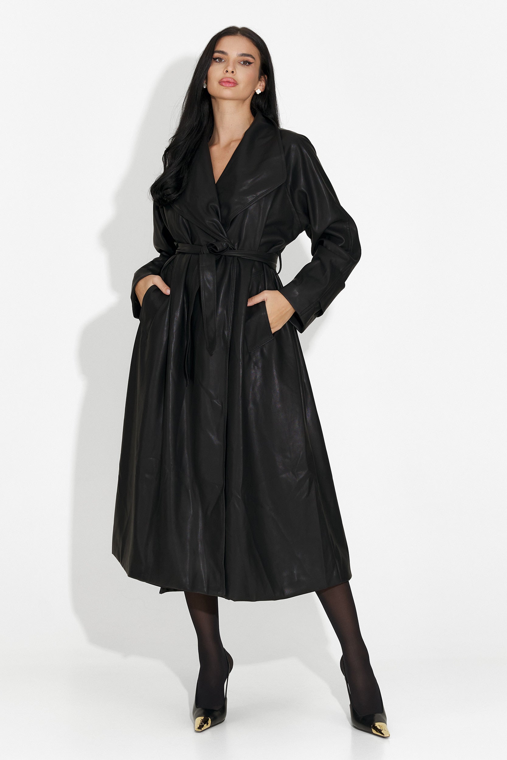 Elegante cappotto da donna Jasoria Bogas nero