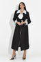 Elegante cappotto da donna Nalira Bogas nero
