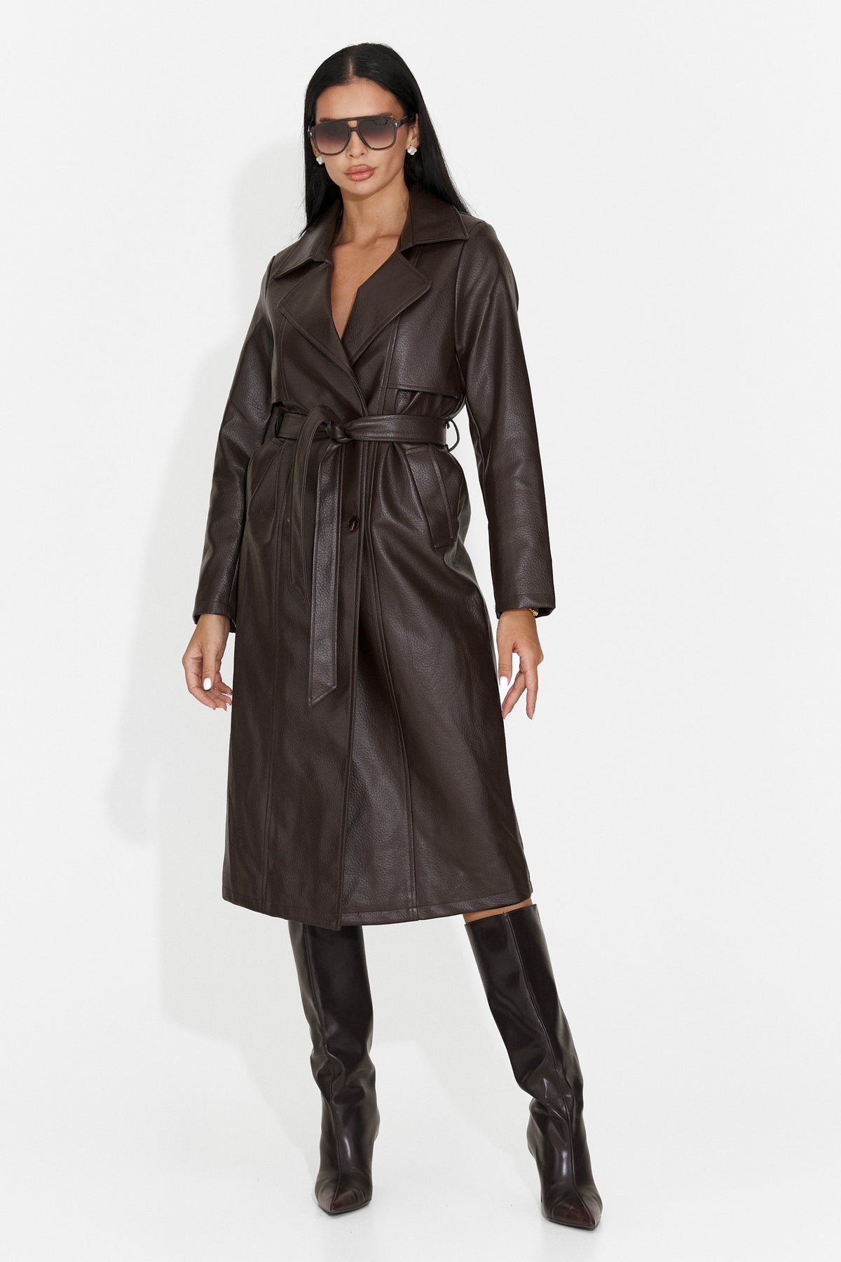 Cappotto elegante marrone Crinoviela Bogas, immagine 1 di 5