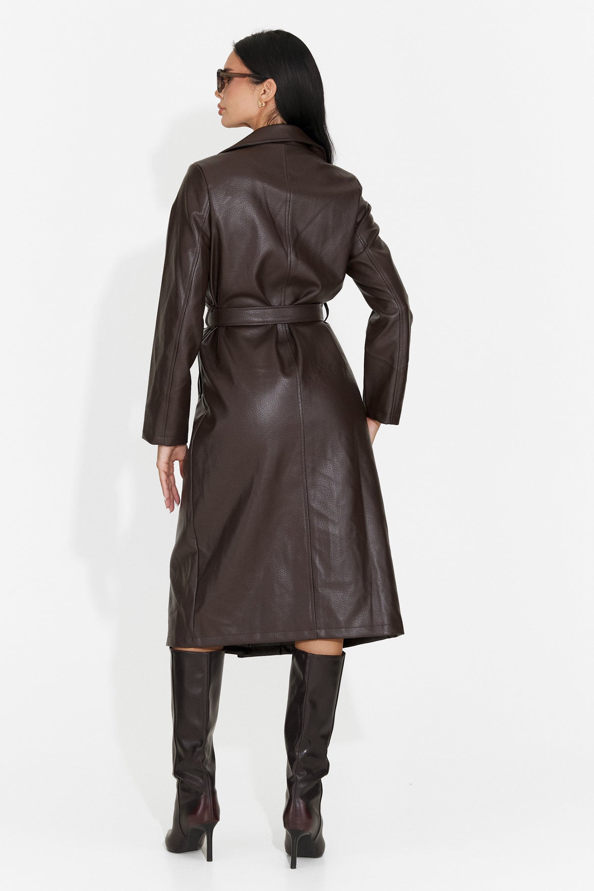 Cappotto elegante marrone Crinoviela Bogas, immagine 2 di 5