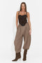 Pantaloni casual bej Scnoioria Bogas
