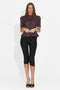 Pantaloni donna capri neri Nedenia Bogas