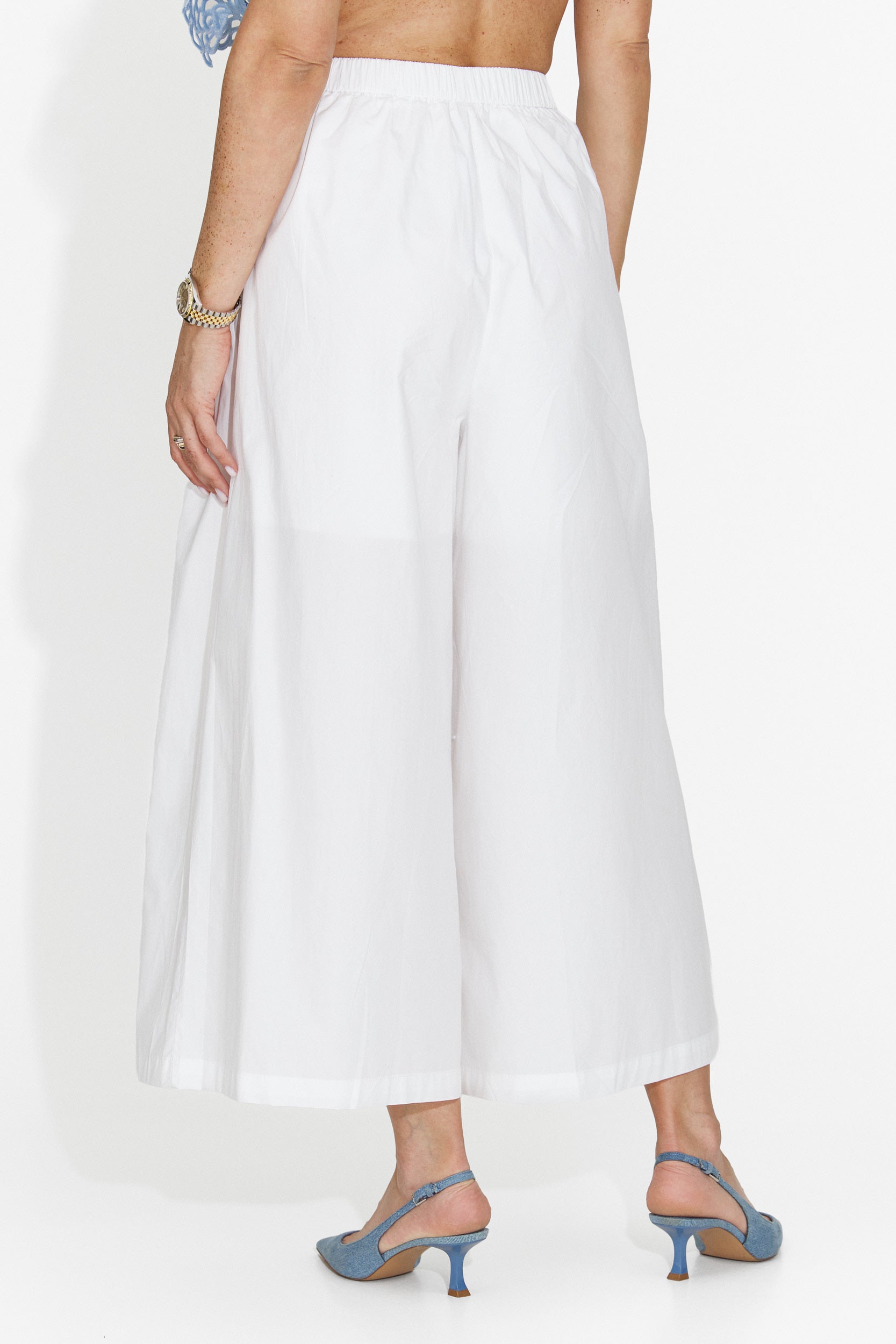 Pantaloni Casual Bianchi da Donna Bluebel Bogas